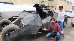 ABANDONED BATMOBILE IN DUBAI(Batman’s tumbler)