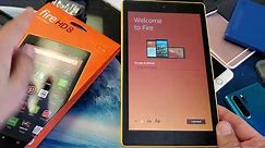 Amazon Fire HD 8 Tablet: Initial Setup Out of Box (Step by Step)