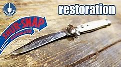 Vintage Switchblade Knife Restoration - Shur-Snap Colonial