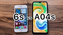 Samsung Galaxy A04s vs iPhone 6s