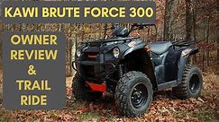 Kawasaki Brute Force 300 Review & Trail Ride | Best 'Value' ATV on the Market