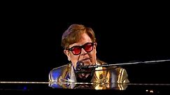 'It's an emotional night': Elton stuns at golden Glastonbury goodbye