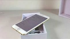 Gold iPhone 6 Plus 64 Gig Unboxing (International Unlock)