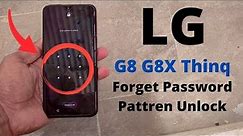 Lg G8 G8x Thinq Hard Reset Forget Password Pattren Unlock | How To Unlock Lg G8