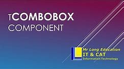Combo Box component in Delphi