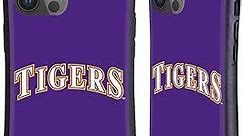 Head Case Designs Officially Licensed Louisiana State University LSU Baseball Jersey Hybrid Case Compatible with Apple iPhone 14 Pro Max