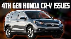 Honda CR-V 4th Generation (2012-2016) Common Problems. Which One To Avoid?