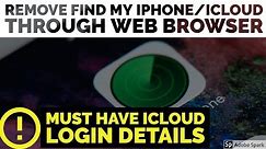 remove find my iphone from computer or another device