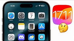 iOS 17.1.1 Released - What's New?
