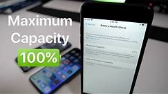 iPhone Maximum Battery Capacity - What You Should Know