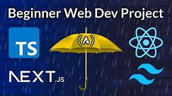 Beginner Web Dev Project Tutorial – Weather App with Next.js, Tailwind CSS, and TypeScript