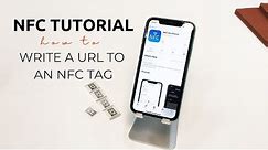 NFC TUTORIAL: How to Write a URL to an NFC Tag and Use It (in the office)