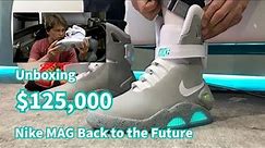 $125,000 shoes? Stockx Kicks Unboxing Nike MAG Back to the Future!