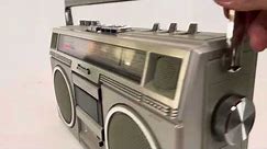Panasonic RX 5030￼ AM/FM stereo cassette boombox restored 1983.