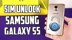 How To SIM Unlock Samsung Galaxy S5