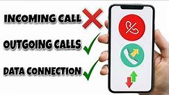 Switch off Incoming Calls and use only Internet , Outgoing Calls