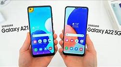Samsung Galaxy A22 5G vs A21 Comparison! Should You Upgrade?