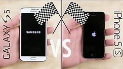 Galaxy S5 vs. iPhone 5S Speed Test
