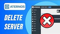 How To Delete Aternos Server (Quick & Easy)