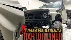 DIY Raptor (bed liner) paint job, how to make it look SMOOTH!! Fine texture - 4WD EP 8