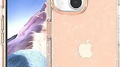 SPESTHOR Case for iPhone 13/14, Glitter Sparkle Bling Shockproof Protective Phone Cases for Women Girls, 6.1 Inch, Glitter Gold