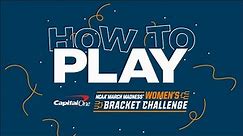 How to play NCAA March Madness Women's Bracket Challenge