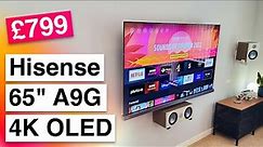 £799 for a 65" 4K OLED! Hisense A9G - Installation & Review