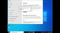 Fix Camera Not Working Issue | Windows 10 | 2022