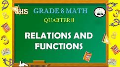 Grade 8 Mathematics - Relations and Functions