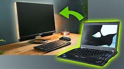 Transform a Damaged Laptop into an ALL-IN-ONE desktop PC