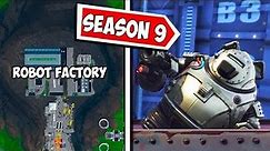 ROBOT FACTORY - New Location in Fortnite. LAZY LAGOON is in danger. Robot building is in full swing