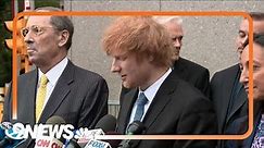 Ed Sheeran speaks after winning copyright case