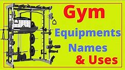 Gym Equipments Name and Their Uses