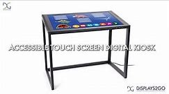 Accessible Touch Screen Table | ADA Accessible Kiosk | Displays2go®