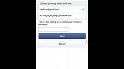 how to change email address of facebook ID Android Mobile in urdu/hindi