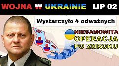 02 LIP: WBREW PRZECIWNOŚCIOM LOSU. 4 Ukraińskich Żołnierzy DOKONALI NIESAMOWITEGO | Wojna w Ukrainie