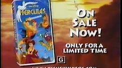 Disney's - Hercules VHS Commercial (1998)