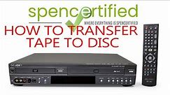 How to record VHS to DVD with the Go-Video DVD VCR Combo Recorder 2 Way Dubbing System VR3845A