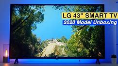 New LG 43" Smart LED TV Unboxing - 2020 Model Overview, Features, WebOS, UI, Apps