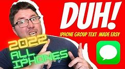 How to Create, Edit and Name a Group Text on iPhone 2022 Works on all iPhones