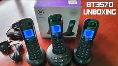 Unboxing BT3570 Cordless (TRIPLE) Phones With Nuisance Call Blocking Technology