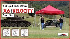 X6 Velocity 3m x 3m Instructional Video | Extreme Marquees