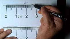 How to Measure length correctly using a Centimeter Ruler