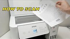 How to Scan Using the Epson EcoTank ET-2800 Printer