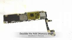 iPhone 6s Memory Upgrade from 16 to 256Gb by Replacing Nand Flash