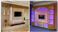 New Lcd TV stand decoration|| ideas wooden Rack and screen For living room/ 2024