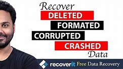 Hard Drive Data Recovery Software | Recoverit Free