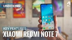Xiaomi Redmi Note 7 unboxing and key features