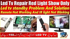 LED TV Remote Not Working Fix||How to Replace LED IR Sensor||Led Tv Repair||Led Tv Standby Problem