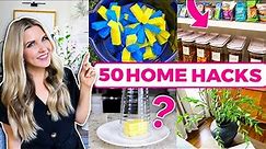 50 Home Hacks you NEED to know!